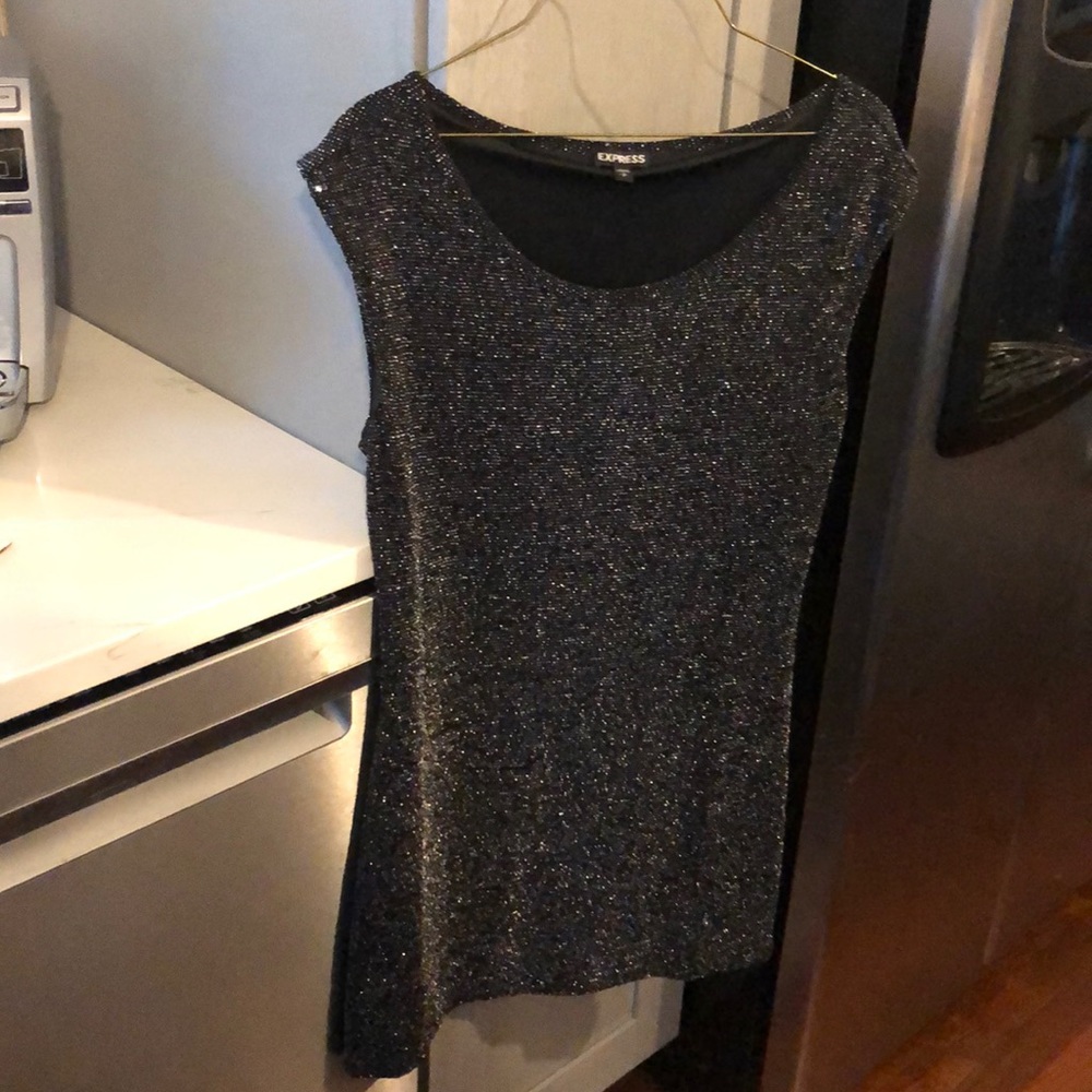 NYE sequin black dress